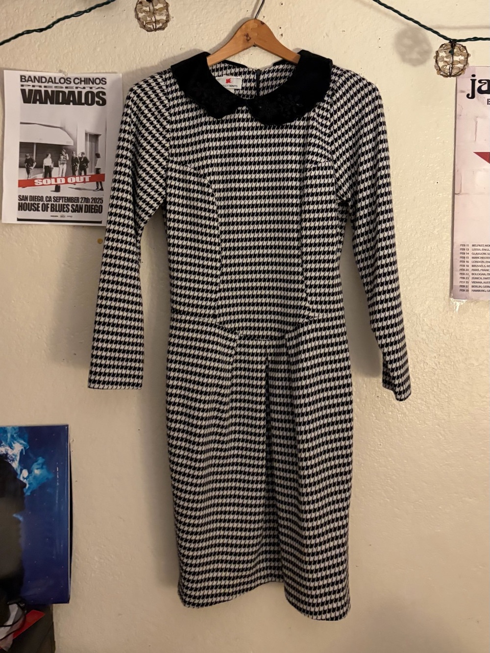 Vintage Houndstooth dress